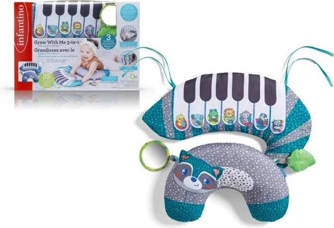 Pianoforte morbido Infantino Grow With Me 3 in 1 con cuscino