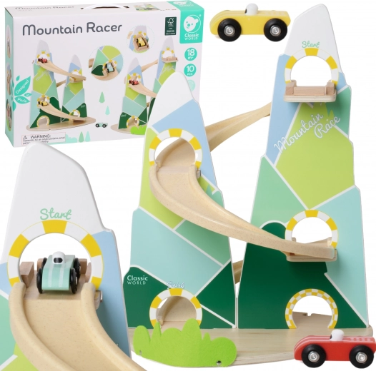 Classic world pista da corsa in legno corsa di montagna