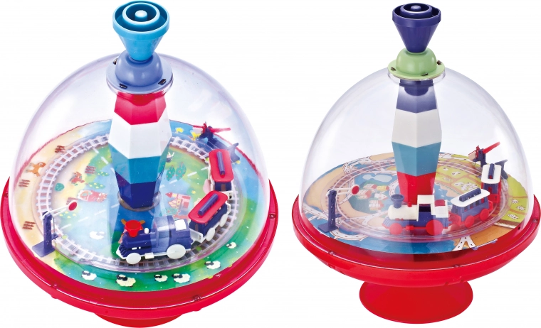 trottola trenino con effetti