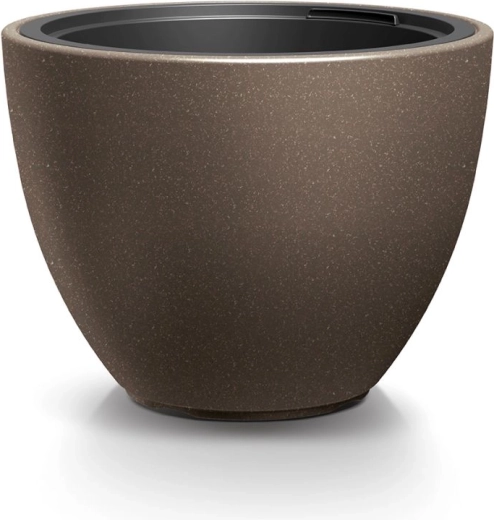 Vaso con inserto HEOS Eco Wood 39,5 cm – caffè