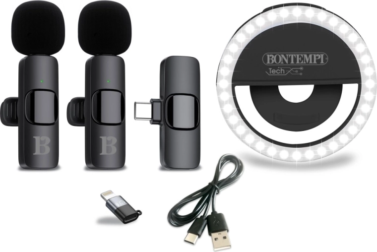 Mini luce anulare LED con tre livelli di luminosità