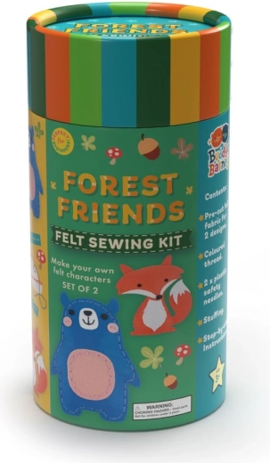 Kit creativo da cucito Buddy & Barney con animali del bosco