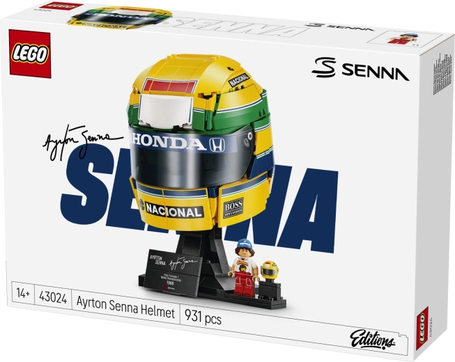 Minifigure di Ayrton Senna nella confezione