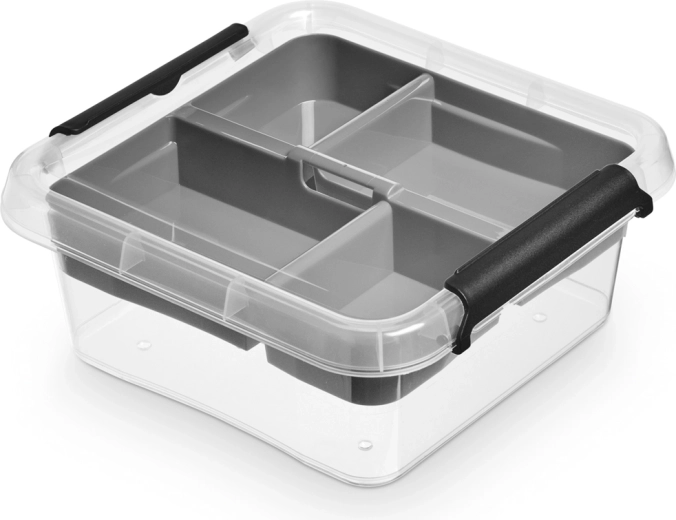 Simplestore insert contenitore portaoggetti con coperchio 2 l