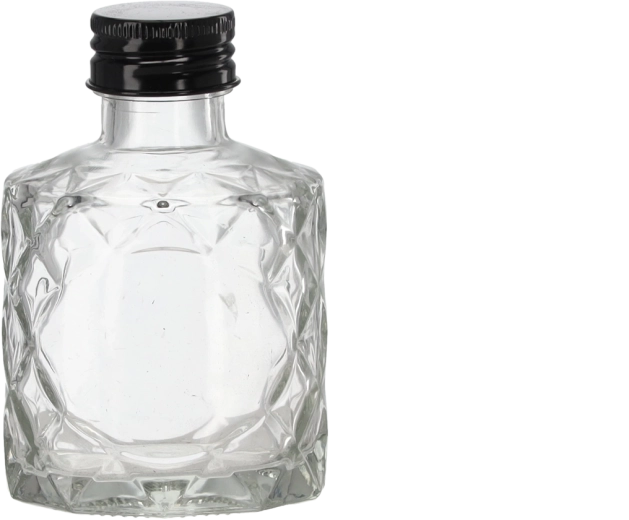 Bottiglietta Diament 100 ml con tappo a vite in metallo 28 mm
