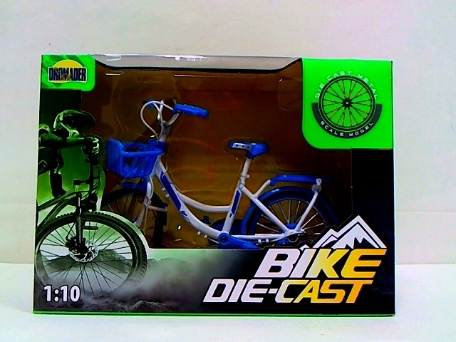 Modello metallico di bicicletta in scatola