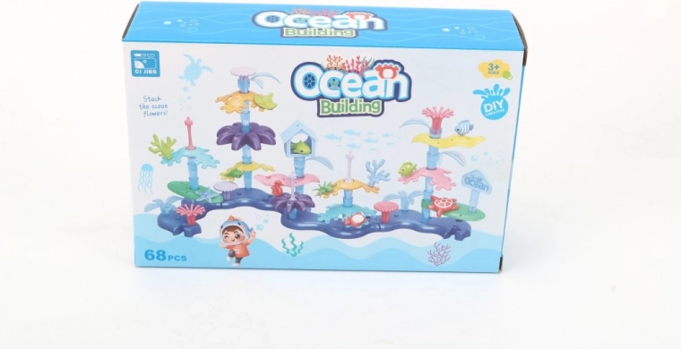 Set di costruzioni creativo Giardino allegro – mondo sottomarino 68 pezzi