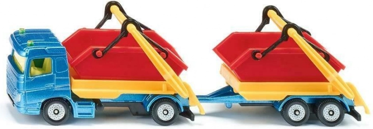 Siku camion con container e rimorchio