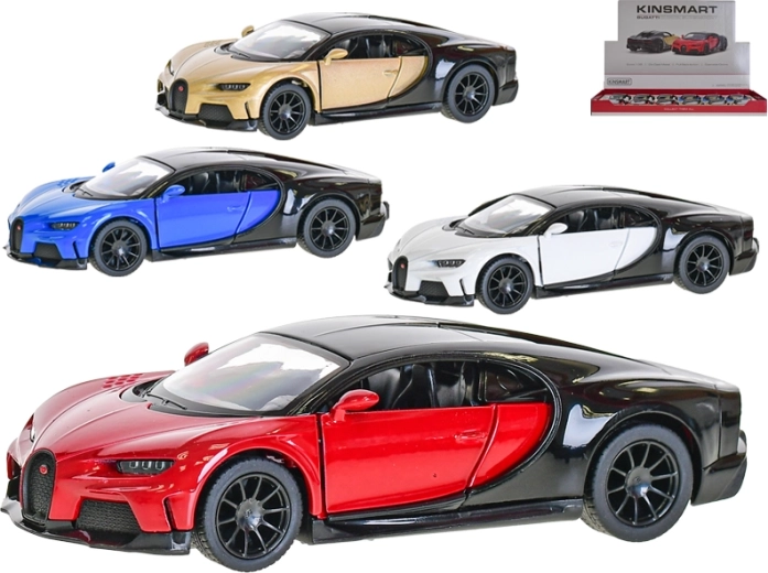 Modello in metallo dell'auto Bugatti Chiron Super Sport 1:38 Kinsmart