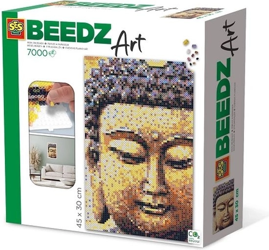 SES Creative Beedz Art perline da stirare Buddha (7000 pz)