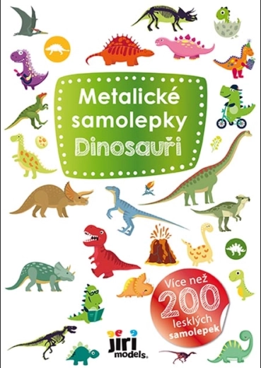 Adesivi metallici dinosauri
