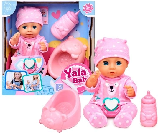Bambola neonata con accessori