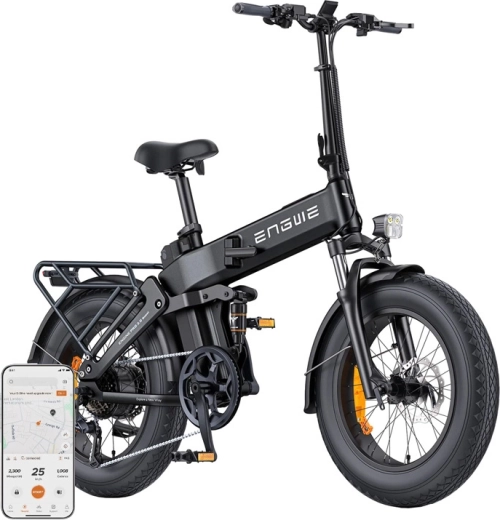 Engwe Engine Pro 3.0 Boost bicicletta elettrica pieghevole 250 W 20" nera