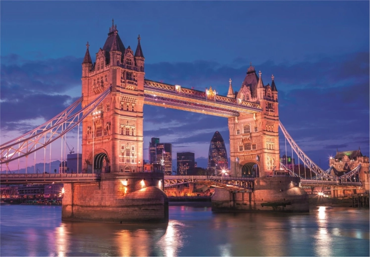 Puzzle 1000 pezzi Alta qualità, Tower Bridge di notte