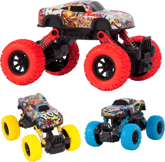 Fuoristrada Jeep monster senza batterie – blu