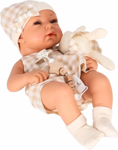 Bambola bebè realistica con accessori