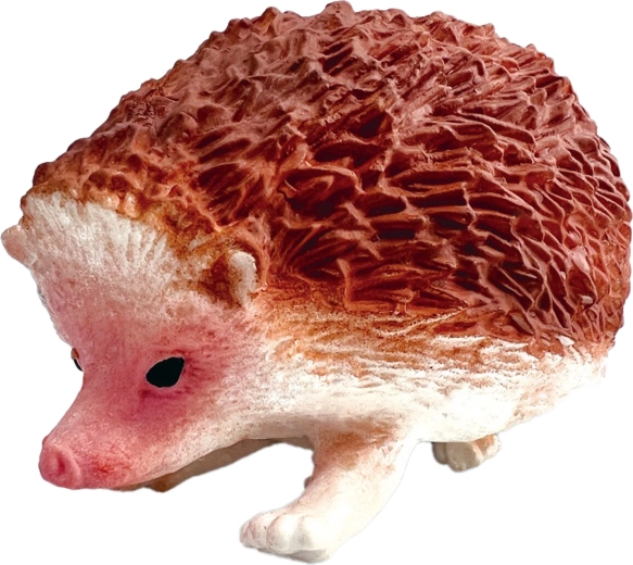 Riccio di gomma antistress da schiacciare 10 cm