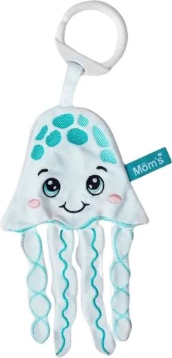Giocattolo appeso frusciante in tessuto Medusa per neonati 0+ Mom's Care