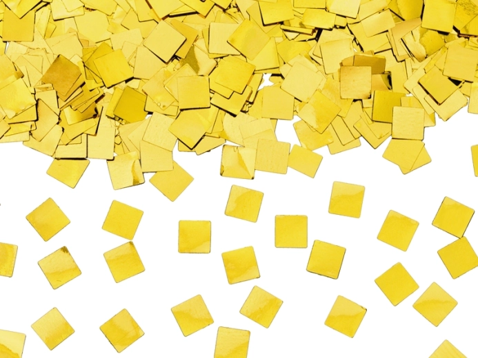 Coriandoli metallici dorati per un effetto scintillante