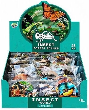 Figurina di insetto Insekt 7 cm (mix 12 specie)