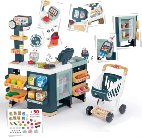 Supermercato Bambini SMOBY con Cassa Elettronica