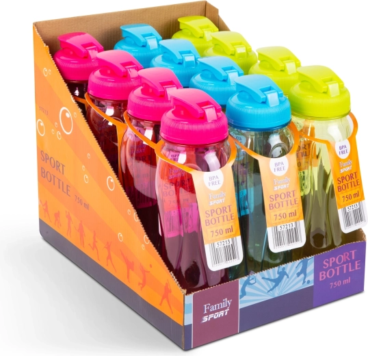 Capacità di 750 ml per una giornata attiva