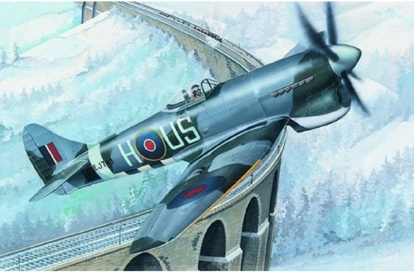 Modello di aereo Hawker Tempest MK.V