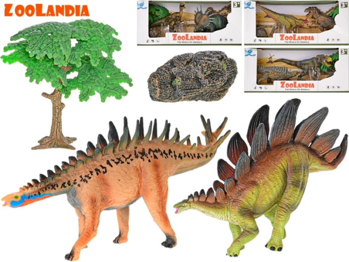 Zoolandia set di figurine di dinosauri (2 pz)