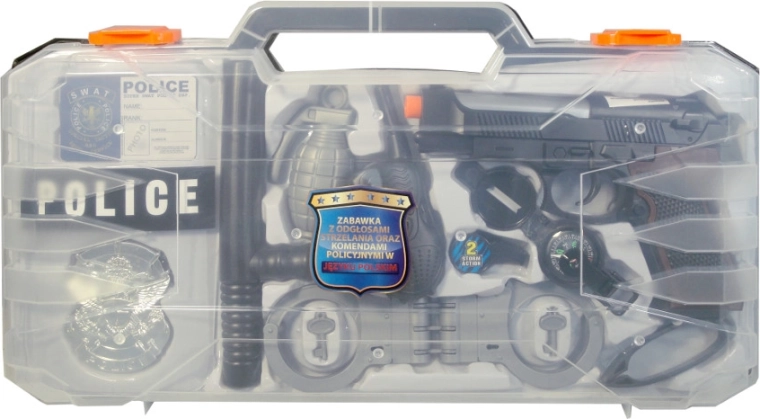 Set da polizia con modulo vocale in polacco