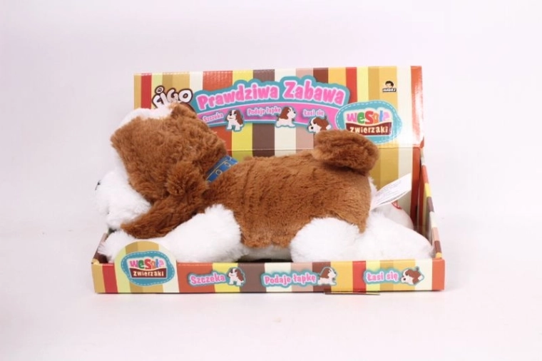 Cagnolino di peluche interattivo Figo a batterie 22 cm