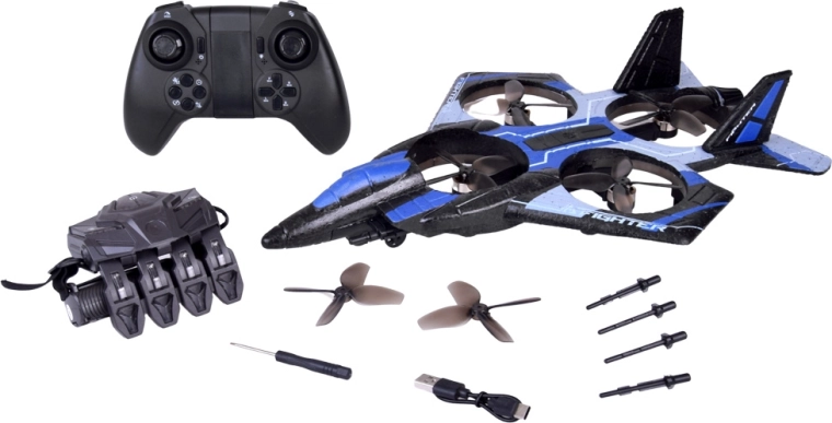 Doppio controllo: guanto e radiocomando classico