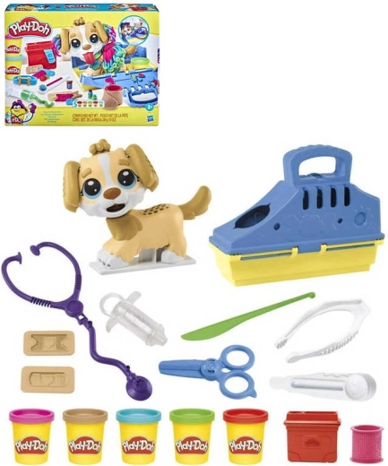 Play-Doh Piccolo veterinario set creativo con cagnolino e plastilina