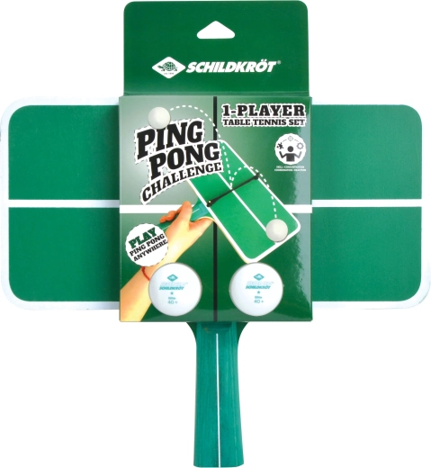 Schildkröt set da ping pong da tavolo per un giocatore – Ping Pong Challenge