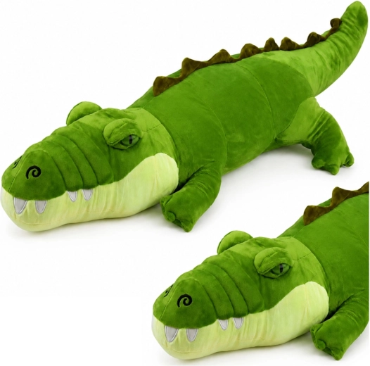 Coccodrillo di peluche realistico verde 70 cm - 1 pezzo
