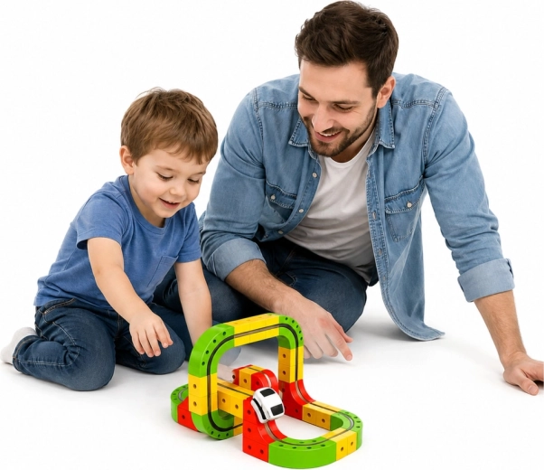 Pezzi colorati e struttura stabile