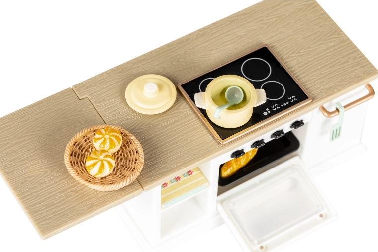 Cucina realistica in scala 1:18