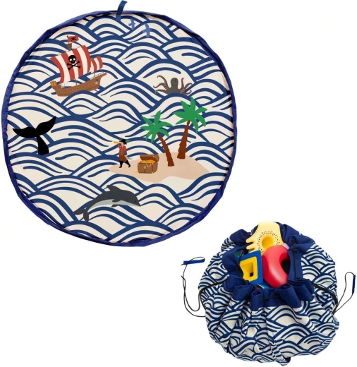 Play&Go Noomad coperta da gioco outdoor e sacco per giocattoli pirate - 1 pezzo
