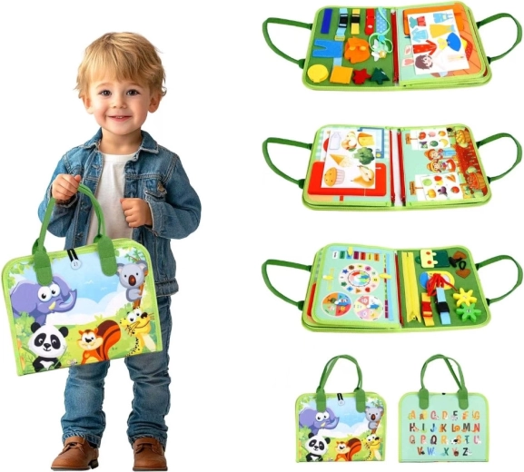 2Kids Toys libro sensoriale busy Safari