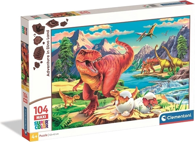 Maxi puzzle Clementoni 104 Adventure in Dino