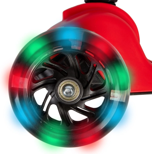 Ruote LED luminose per una guida più divertente