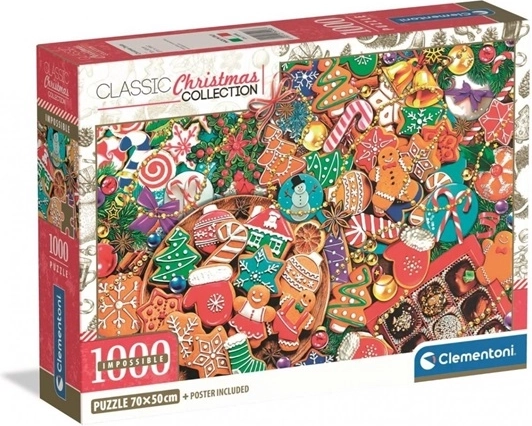 Clementoni Impossible delizie natalizie puzzle 1000 pezzi