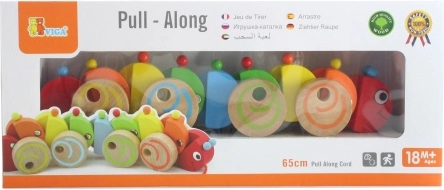 Bruco di legno da traino