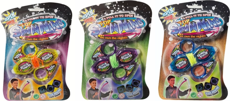 Giocattolo di abilità luminoso – spinning