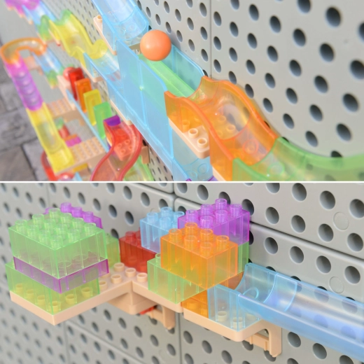 Pista per biglie ed esperimenti con la gravità