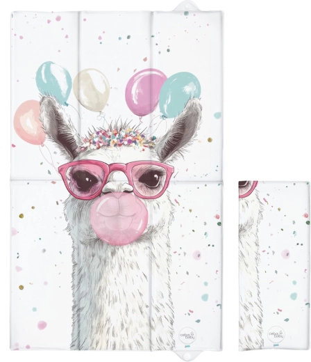 Ceba baby fasciatoio da viaggio Basic Crazy Lama 80 × 50 cm