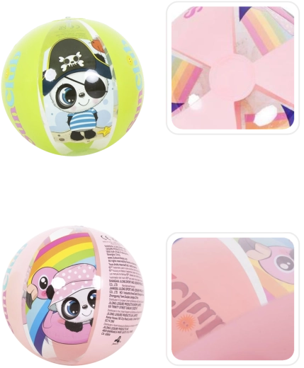 Deliziosi motivi di panda e arcobaleno