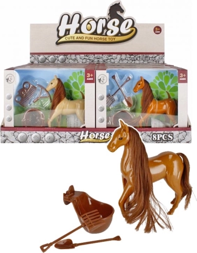 Cavallino con accessori - 1 pezzo