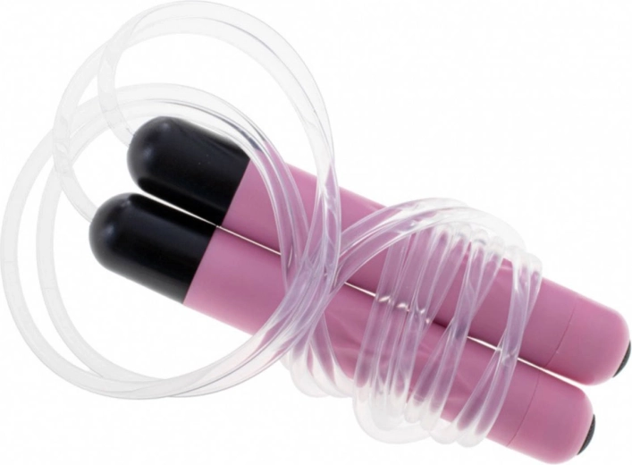 Merco corda per saltare luminosa Luminous rosa 2,8 m - 1 pezzo
