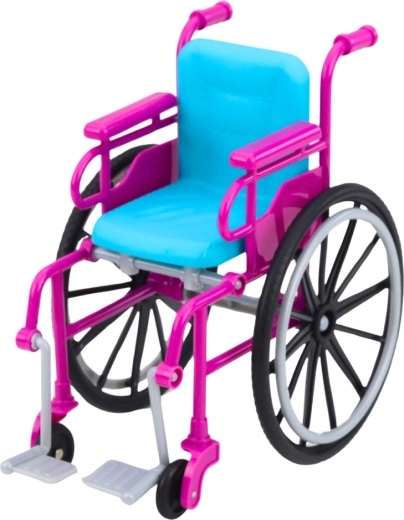 Sedia a rotelle con ruote scorrevoli