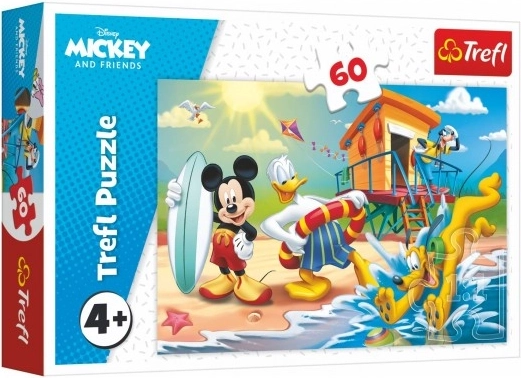 Puzzle da 60 pezzi – MICKEY MOUSE: Una giornata interessante per Topolino e i suoi amici